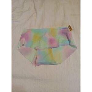 Victoria's Secret Medium Pink Ombre Tie Dye Boyshort Panties Pink Sunset